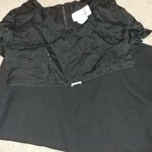 Ladies Maternity Short Black Dress 6